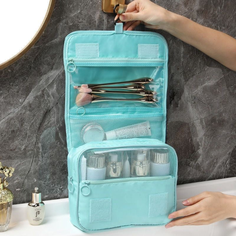 Travel Cosmetic Bag Women's Portable Large Capacity Storage Bag New Folding Cosmetic Wash Bag Skin Care Storage Bag