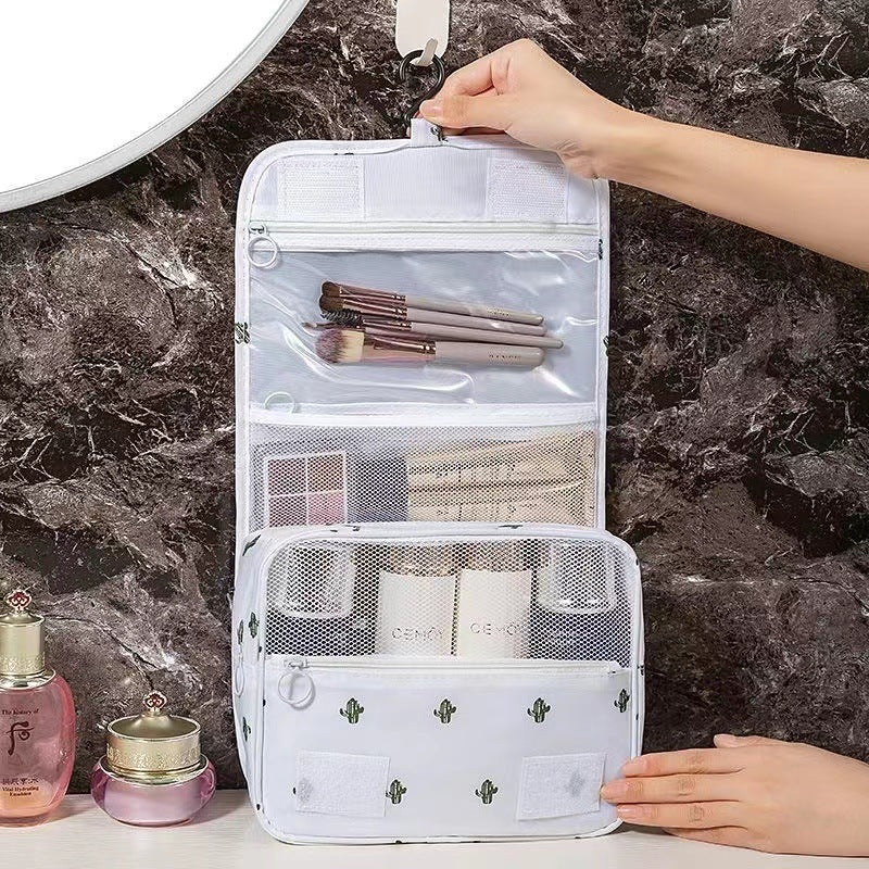 Travel Cosmetic Bag Women's Portable Large Capacity Storage Bag New Folding Cosmetic Wash Bag Skin Care Storage Bag