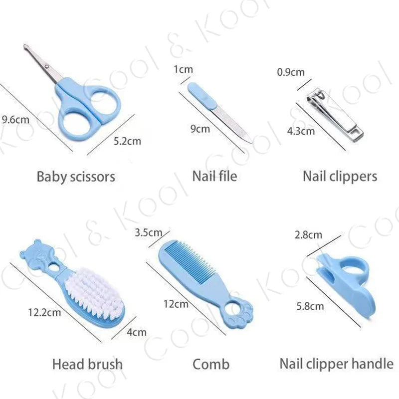 6-Piece Baby Grooming Kit Set, Complete Safe Nail & Hair Care for Newborns and Toddlers