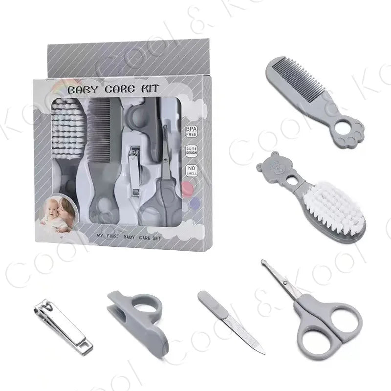 6-Piece Baby Grooming Kit Set, Complete Safe Nail & Hair Care for Newborns and Toddlers